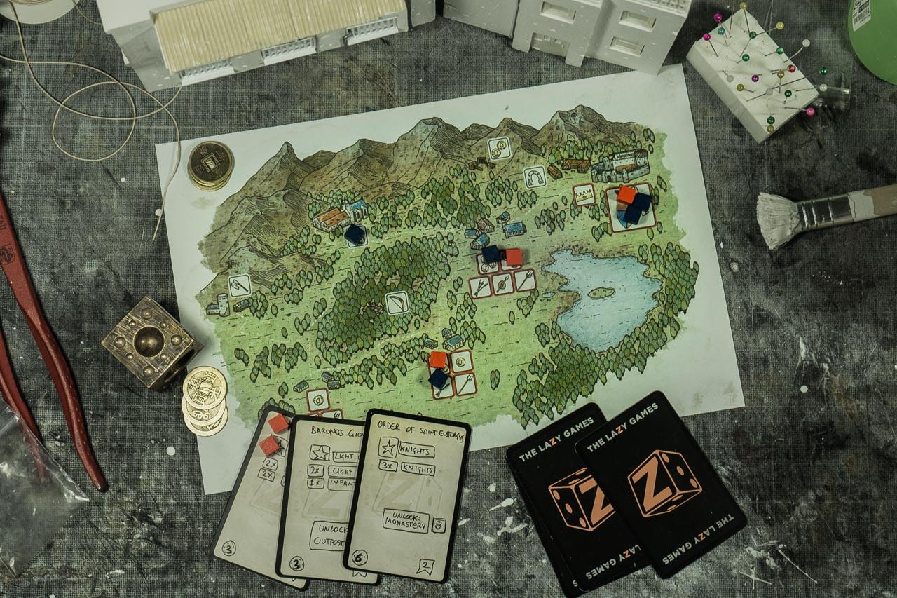 Feudlings Prototype – Workers Placement Board