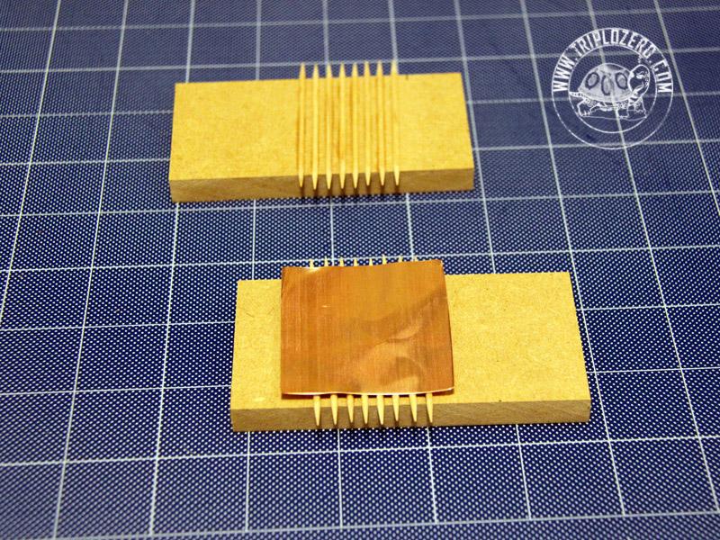 Corrugated metal press reference from the Triplozero tutorial