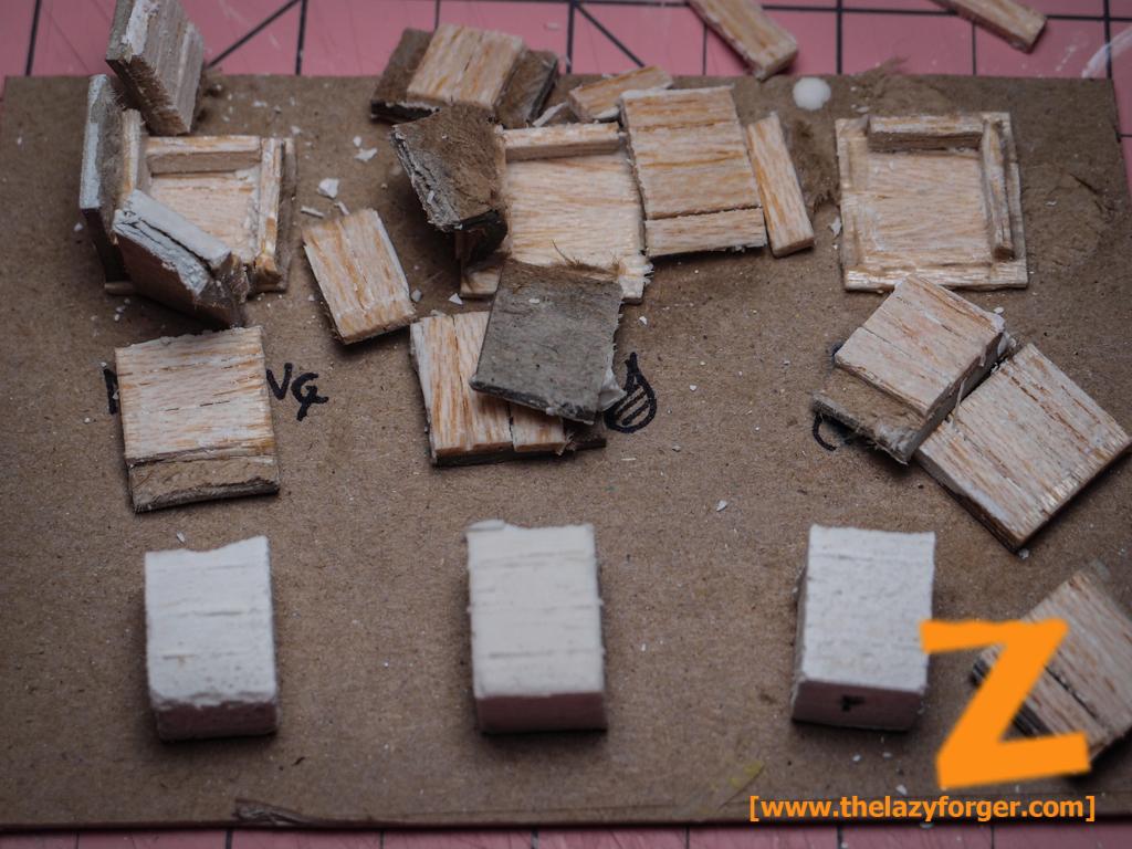 Experiments on Poured Plaster