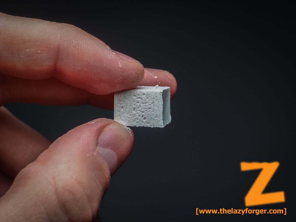 Experiments on Poured Plaster