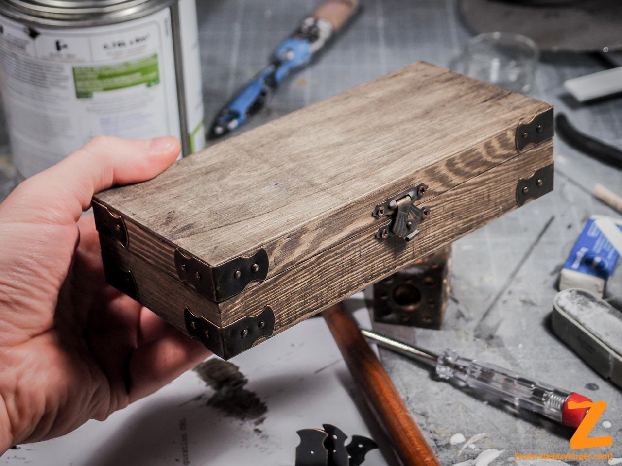 Small Wooden Miniatures Case