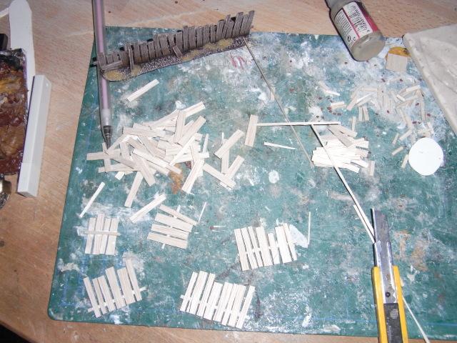 Tabletop fences and walls
