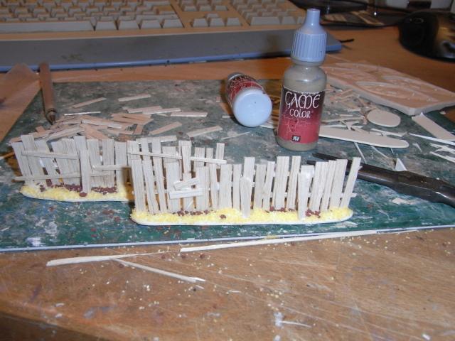 Tabletop fences and walls